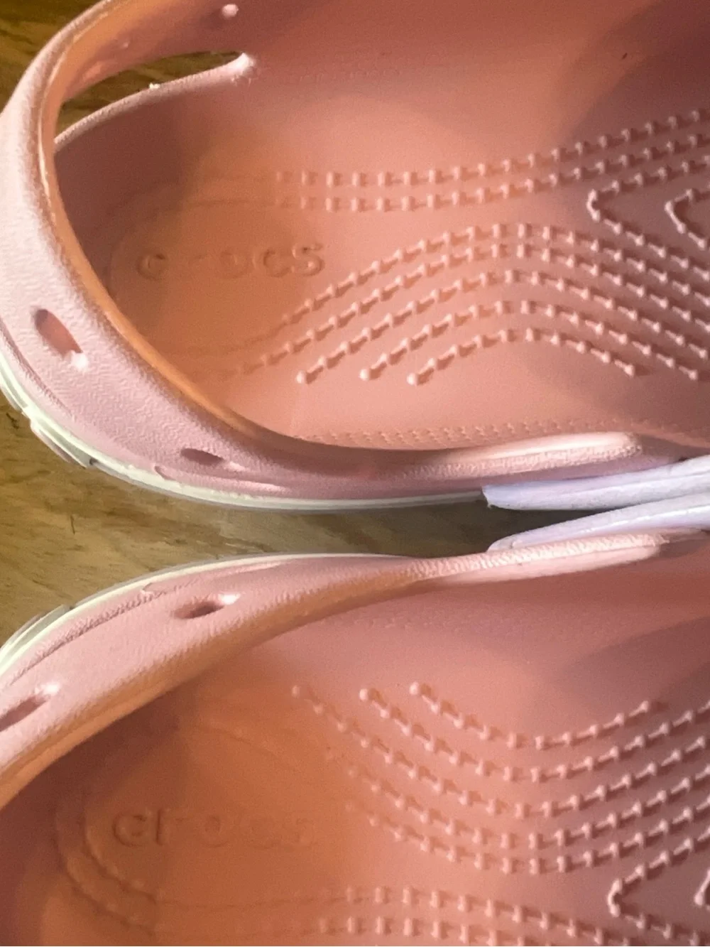 CROCS Kids Pink Dual-Strap Sandals